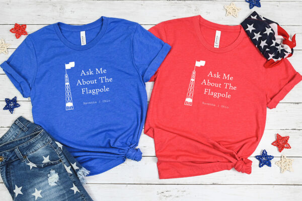 Ask Me About the Flagpole T-Shirt Version 1 - Image 3