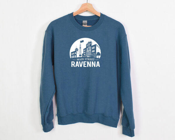 Main Street Ravenna Logo Crewneck Sweatshirt