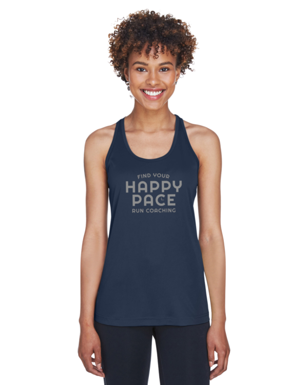 Performance Women's Racerback Tank  - Navy Blue